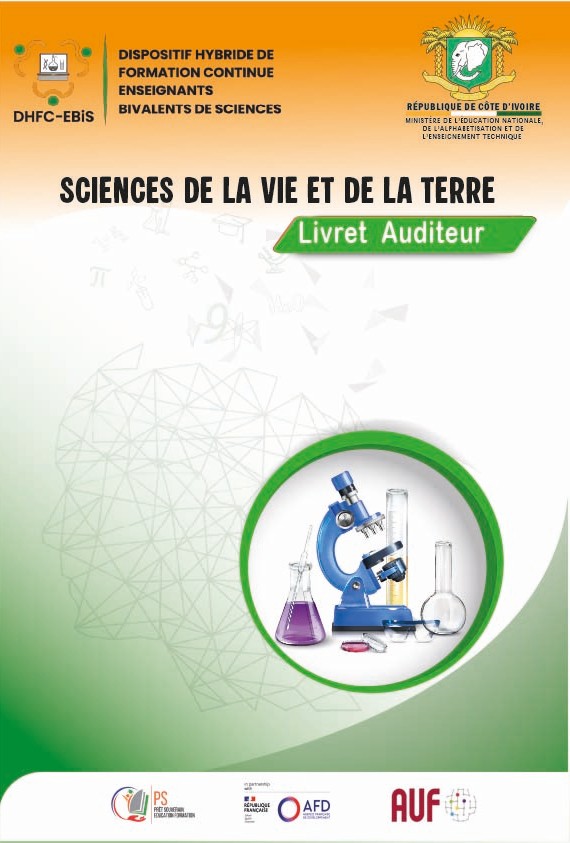 Couverture : Document de formation de SVT